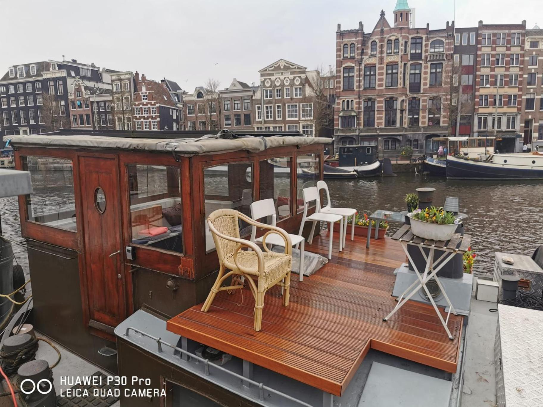 Waterloo Square River Vieuw Houseboat Amsterdam Luaran gambar